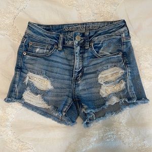 High Rise Shortie Shorts